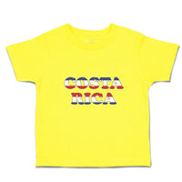 Cute Toddler Clothes Costa Rica American Flag Usa Toddler Shirt Cotton