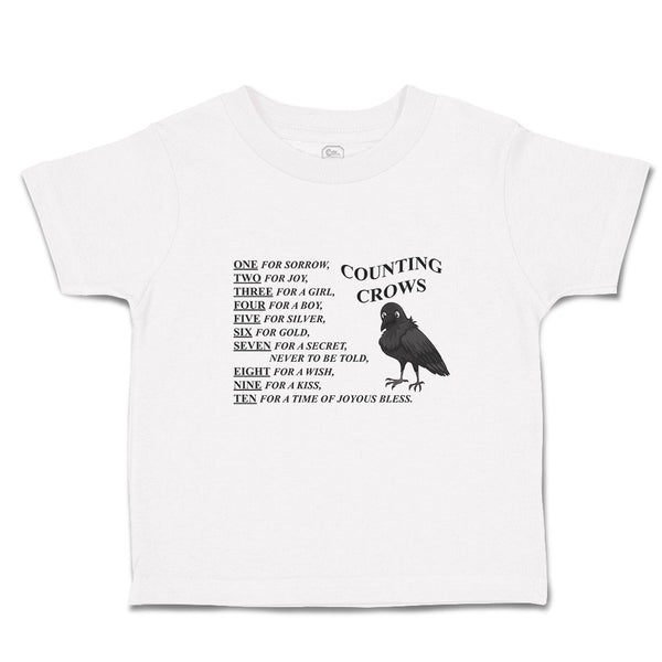 Toddler Clothes Crows Joy, Girl, Boy, Gold, Secret, Told, Wish, Kiss, Cotton