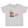 Toddler Clothes Eat Sleep Drum Repeat Musical Toddler Shirt Baby Clothes Cotton