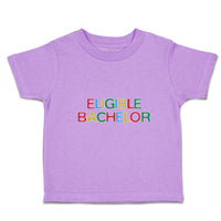 Toddler Clothes Eligible Bachelor Monogram Letters Toddler Shirt Cotton