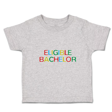 Toddler Clothes Eligible Bachelor Monogram Letters Toddler Shirt Cotton