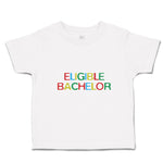 Toddler Clothes Eligible Bachelor Monogram Letters Toddler Shirt Cotton