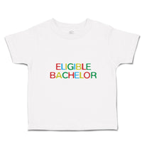 Toddler Clothes Eligible Bachelor Monogram Letters Toddler Shirt Cotton