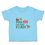 Toddler Clothes Fun on The Farm with A Barn, House, Windmill, Cow and A Tractor