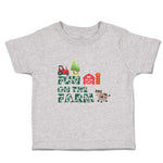 Toddler Clothes Fun on The Farm with A Barn, House, Windmill, Cow and A Tractor