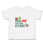 Toddler Clothes Fun on The Farm with A Barn, House, Windmill, Cow and A Tractor