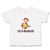 Toddler Clothes Go Bananas! An Happy Monkey Sitting and Eating Banana Cotton