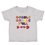 Gobble Gobble Y'All Love Pattern with Heart