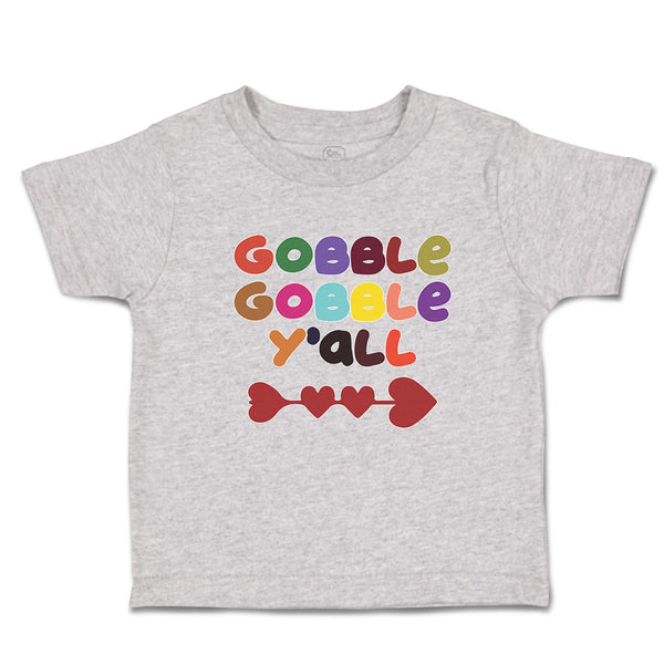 Gobble Gobble Y'All Love Pattern with Heart