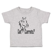 Toddler Clothes Pony Got An Carrots Funny Horse Animal Head Toddler Shirt Cotton