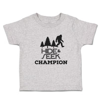 Hide & Seek Champion An Silhouette Bigfoot and Trees