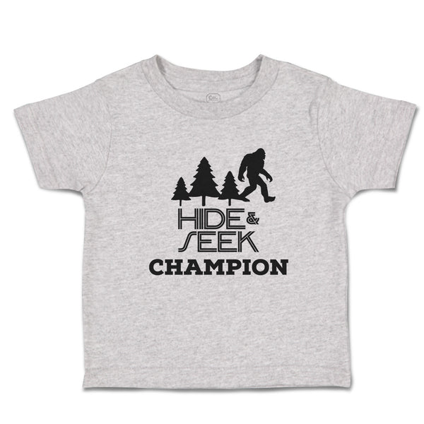 Hide & Seek Champion An Silhouette Bigfoot and Trees