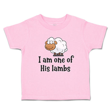 Toddler Girl Clothes I Am 1 of His Lambs Bushy Fur for Livestock Toddler Shirt