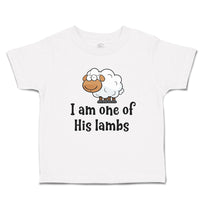 Toddler Girl Clothes I Am 1 of His Lambs Bushy Fur for Livestock Toddler Shirt