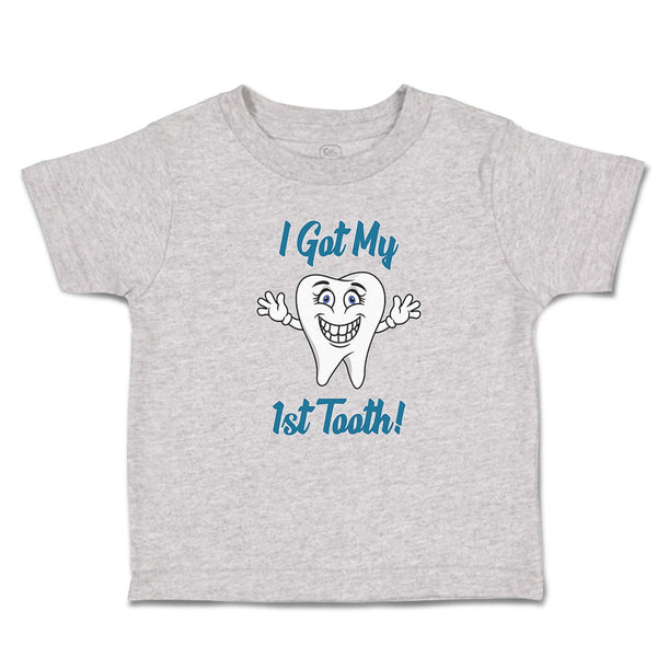Toddler Clothes Keep Calm I Got My 1St Tooth! Smiling Toddler Shirt Cotton