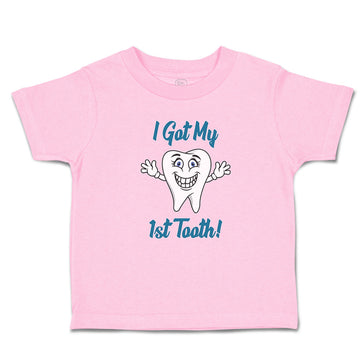 Toddler Clothes Keep Calm I Got My 1St Tooth! Smiling Toddler Shirt Cotton