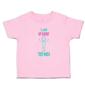 Toddler Clothes I Love My Nanny This Much Toddler Shirt Baby Clothes Cotton