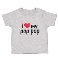 I Love My Pop Pop An Dad's Love with Red Heart