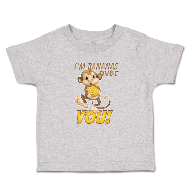 Toddler Clothes I'M Bananas over You! Toddler Shirt Baby Clothes Cotton