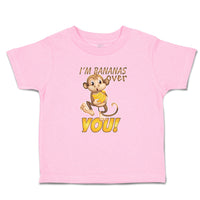 Toddler Clothes I'M Bananas over You! Toddler Shirt Baby Clothes Cotton