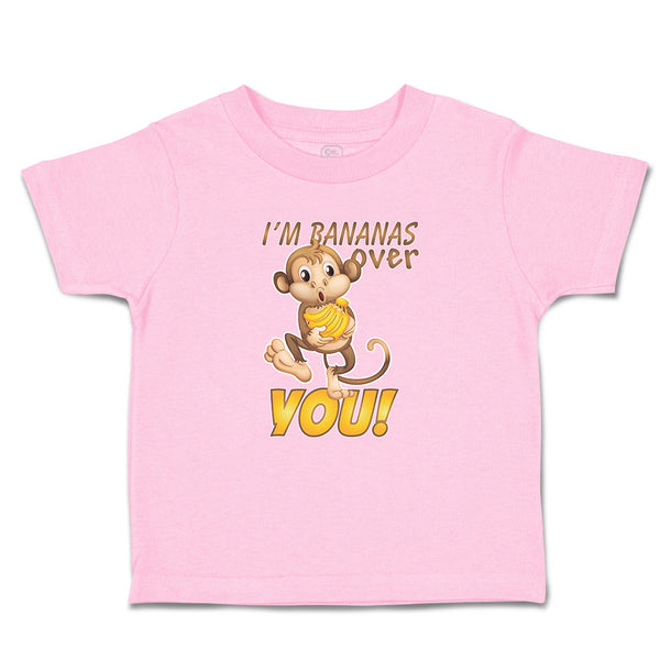 Toddler Clothes I'M Bananas over You! Toddler Shirt Baby Clothes Cotton