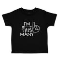 Toddler Clothes I'M This Many with Pattern Arrow and Index Finger Pointing
