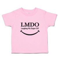 Toddler Clothes Lmdo Laughing My Diaper off with Smile Toddler Shirt Cotton