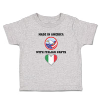 Toddler Clothes America Italian Parts National Flag Bald Eagle Usa Toddler Shirt