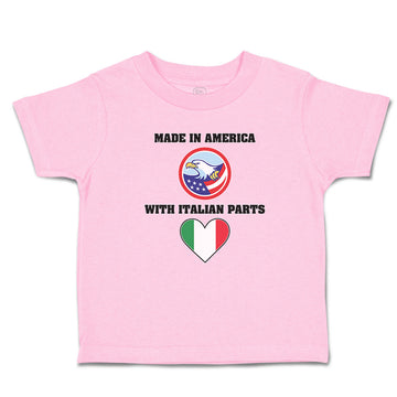 Toddler Clothes America Italian Parts National Flag Bald Eagle Usa Toddler Shirt