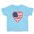 Cute Toddler Clothes Heart American National Flag United States Toddler Shirt