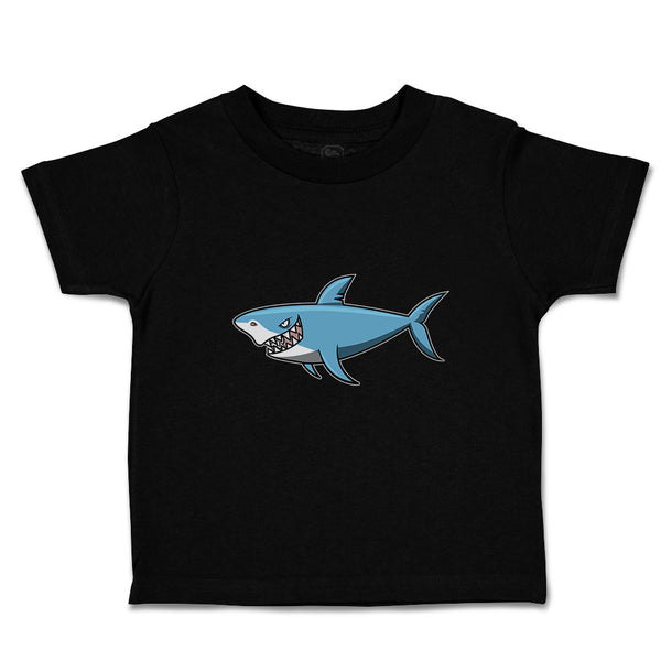 Toddler Clothes Hungry Shark Swimming and Searching for Hunting Toddler Shirt