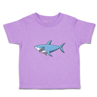 Toddler Clothes Hungry Shark Swimming and Searching for Hunting Toddler Shirt