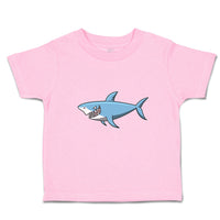 Hungry Shark Swimming and Searching for Hunting