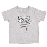 Toddler Clothes Dinosaur Outline Hands with Sharp Nails Toddler Shirt Cotton