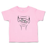 Toddler Clothes Dinosaur Outline Hands with Sharp Nails Toddler Shirt Cotton