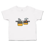 Cute Toddler Clothes Handyman Carpenterer Tool Belt Toddler Shirt Cotton