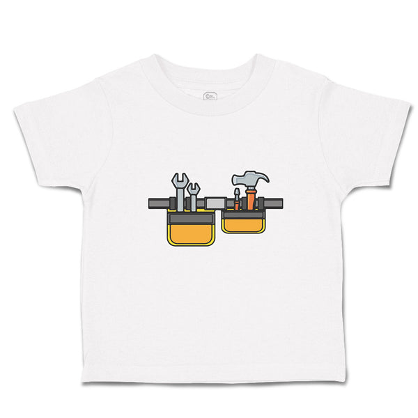Cute Toddler Clothes Handyman Carpenterer Tool Belt Toddler Shirt Cotton