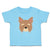 Toddler Clothes Yorkshire Terrier Breed Face and Head Toddler Shirt Cotton