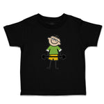 Toddler Clothes Funny Kid Weight Training with Smiling Toddler Shirt Cotton