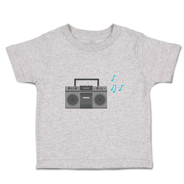Toddler Clothes Tape Recorder Vintage Muical Clef Toddler Shirt Cotton