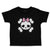 Toddler Clothes Cross Bone Skull with Bow Toddler Shirt Baby Clothes Cotton