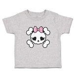 Toddler Clothes Cross Bone Skull with Bow Toddler Shirt Baby Clothes Cotton