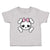 Toddler Clothes Cross Bone Skull with Bow Toddler Shirt Baby Clothes Cotton