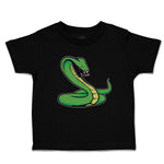 Cute Toddler Clothes Green King Cobra Serpent Venomous Toddler Shirt Cotton