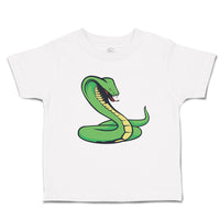 Green King Cobra Serpent Venomous