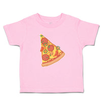 Toddler Clothes Slice of Fresh Italian Classic Pepperoni Pizza Toddler Shirt