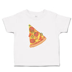 Toddler Clothes Slice of Fresh Italian Classic Pepperoni Pizza Toddler Shirt