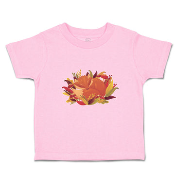 Toddler Girl Clothes Sleeping Fox on Autumn Bushy Leaves and Flower Cotton