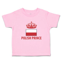 Toddler Girl Clothes Polish Americal Flag with Prince Crown Central Europe