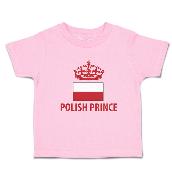 Toddler Girl Clothes Polish Americal Flag with Prince Crown Central Europe